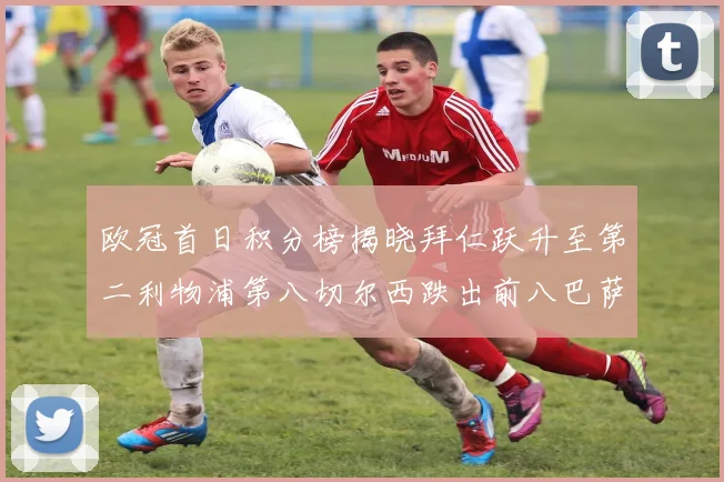 欧冠首日积分榜揭晓拜仁跃升至第二利物浦第八切尔西跌出前八巴萨暂列第十四